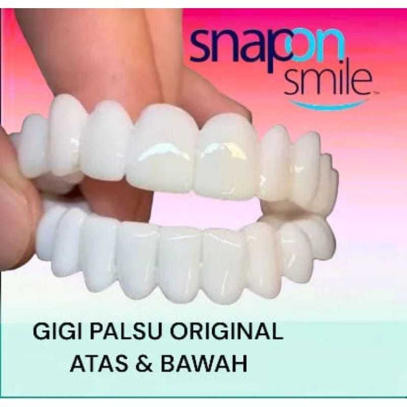 Snap On Smile Gigi Palsu 100% Original Asli /Gigi Palsu - Gigi Palsu Silikon