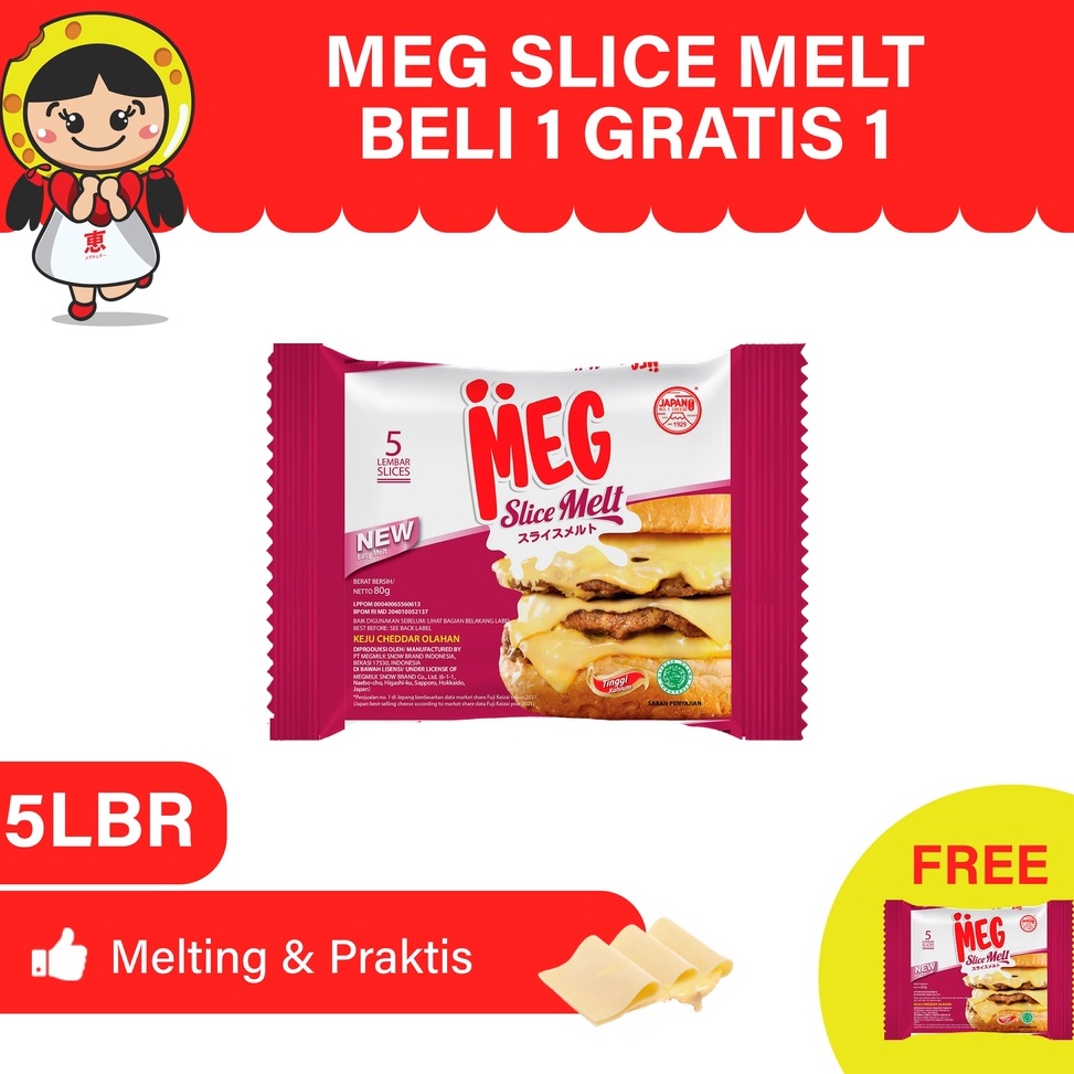 

Dijual Murah BELI 1 GRATIS 1 - MEG Slice Melt 5 slices Baru ⌒O⌒