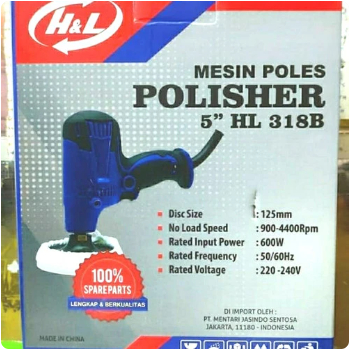Mesin poles mobil-mobil 5"hl 318b dan7"hl 218b polishing/Polisher
