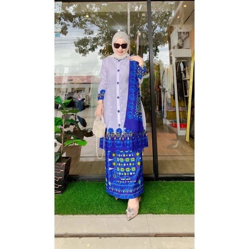Setelan seragam BKMT nasional terbaru batik BKMT nasional seragam BKMT baju BKMT selendang BKMT sete