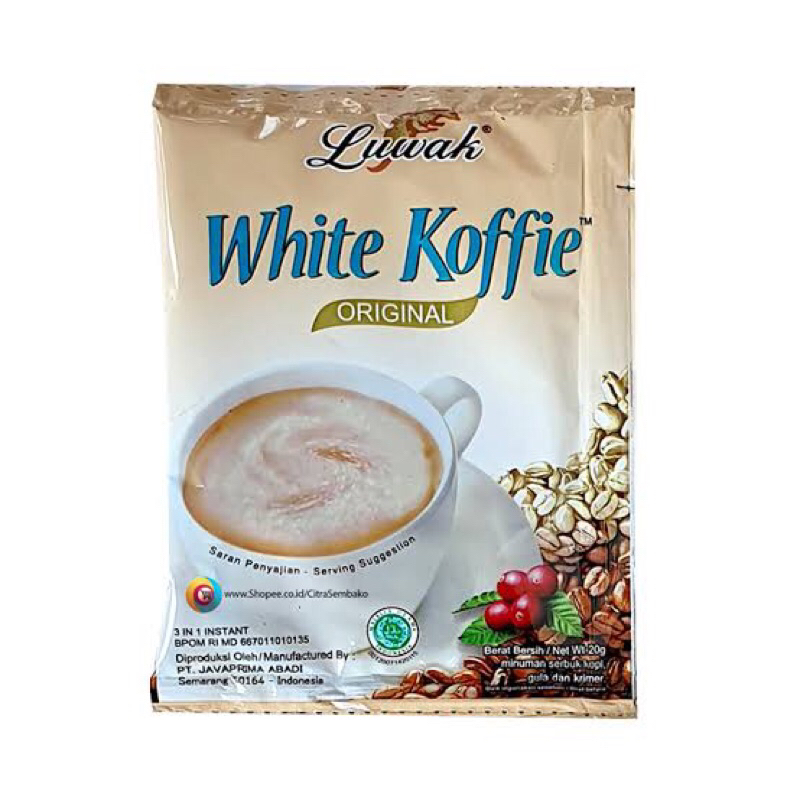 

Luwak White Coffee Original Sachet 20 Gr Renceng 10 Pcs