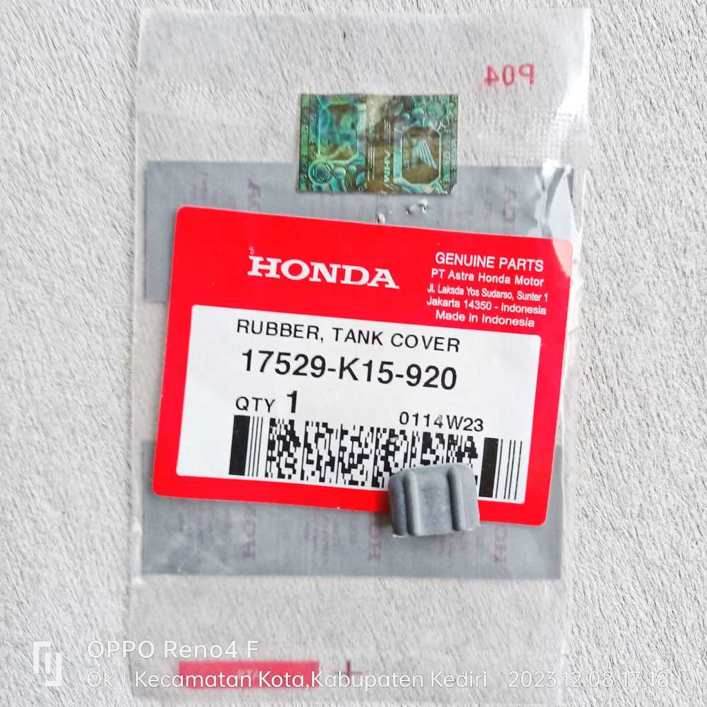 Rubber-Karet Shroud-Cover Fuel Tank-Tangki-Tengki Honda CB150-R CBR-150 CBR-250 Ori AHM 17529-K15-92