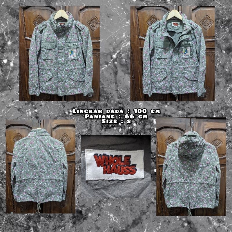 Jaket Parka M65 Merk Whole Hauss Second Original.