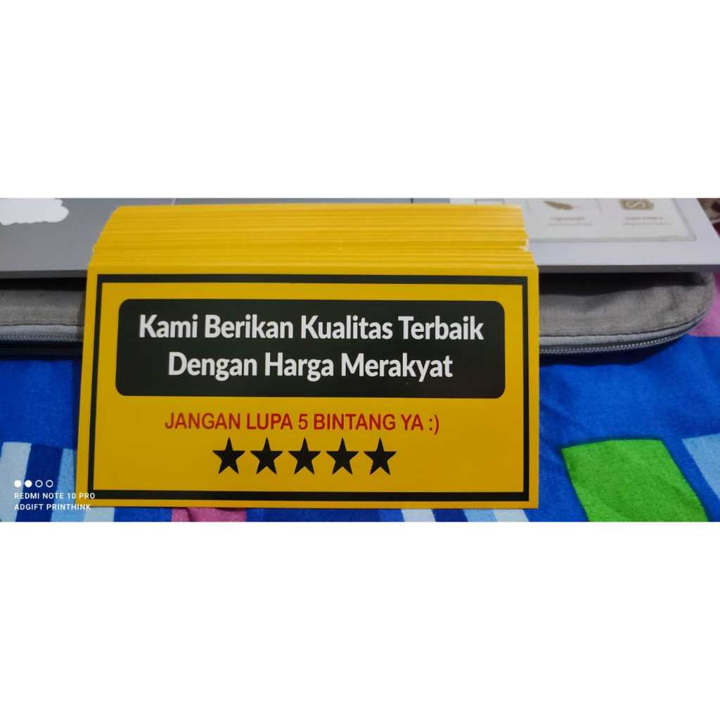

STICKER Rating Bintang 5, Rating OL Shop, Label Packing. saya tau rasanya, produk anda sudah sampai ke buyer, tapi tidak kunjung diselesaikan, bahkan ngasih rating pun tidak.. sticker label ini solusi terbaik.. dijamin produk anda sampai, pasti dapet rat