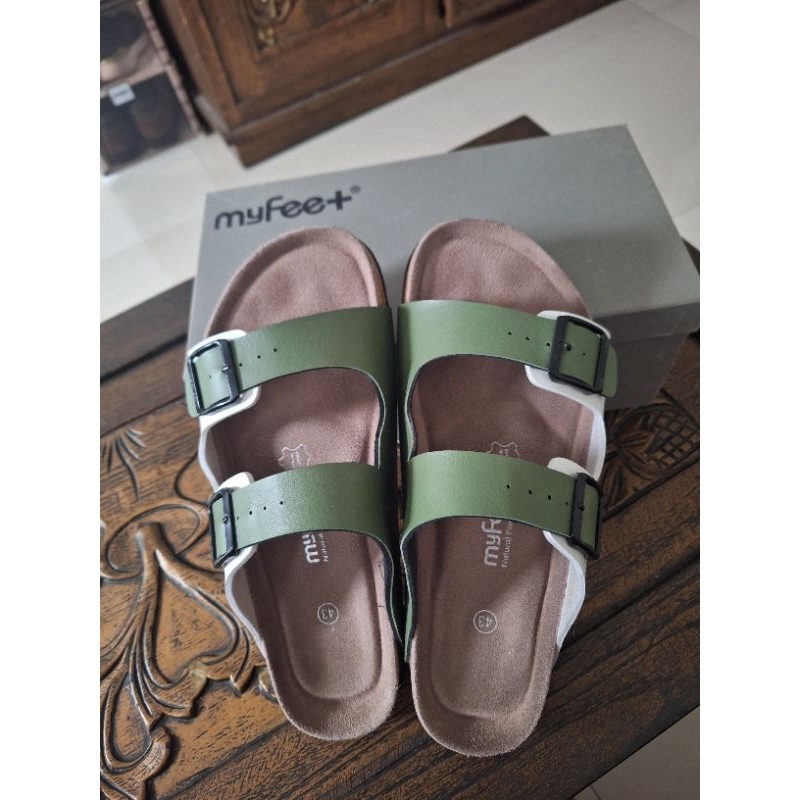MY FEET WHITE GREEN (Sandal Kesehatan)