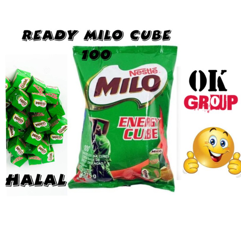 

[Sik] Milo Cube 100 Nigeria Nestle halal / Milo Cubes isi 100 ➥Seller