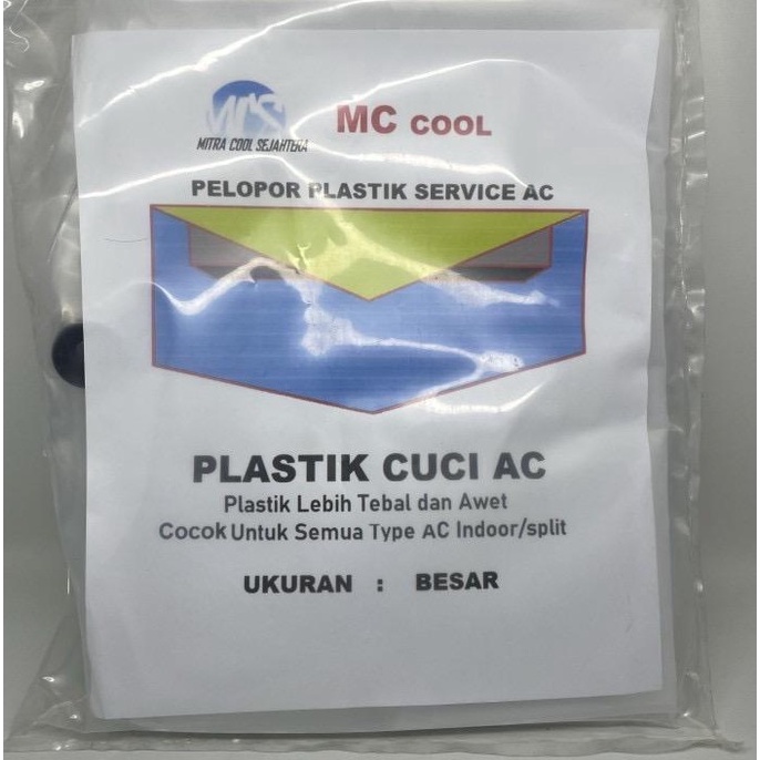 Harga Termurah.. PLASTIK CUCI AC BESAR 1/2 - 2 PK PZW