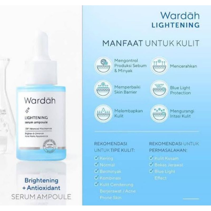 Wardah Serum Lightening Ampoule 30ml