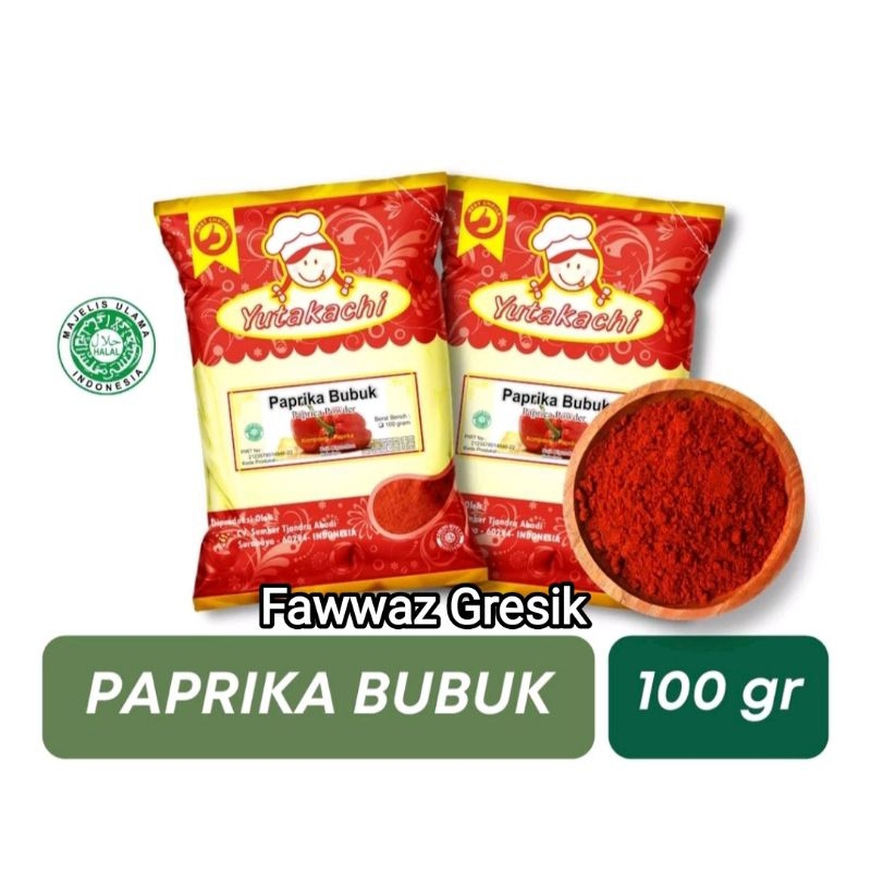 

Paprika Bubuk 100 gr Yutakachi / Bumbu Rempah Bubuk / Bumbu Dapur 100gr