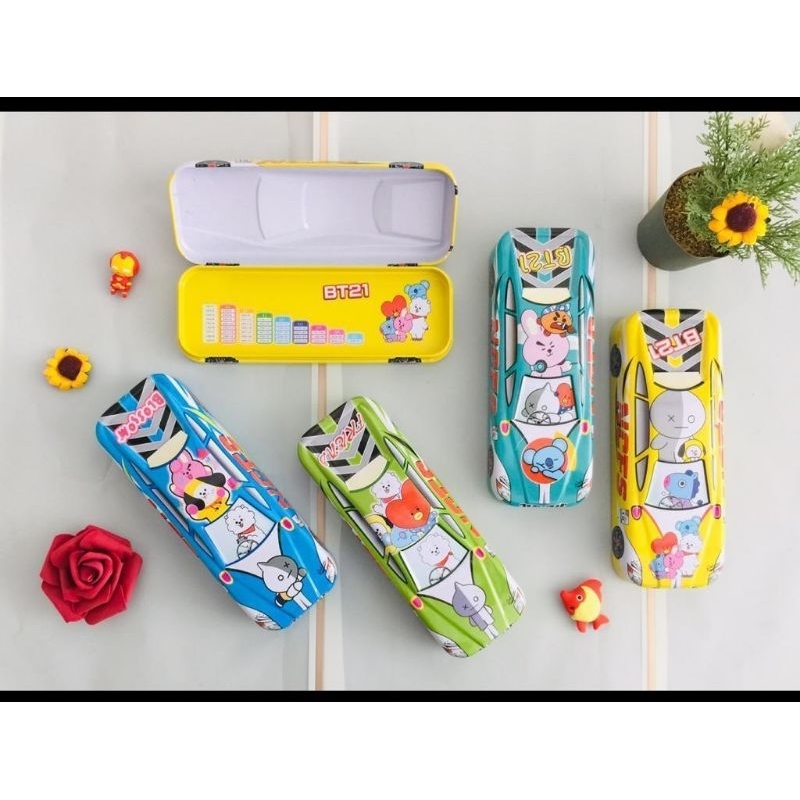 

tempat/kotak/tepak pensil mobil kecil BT21 B 675