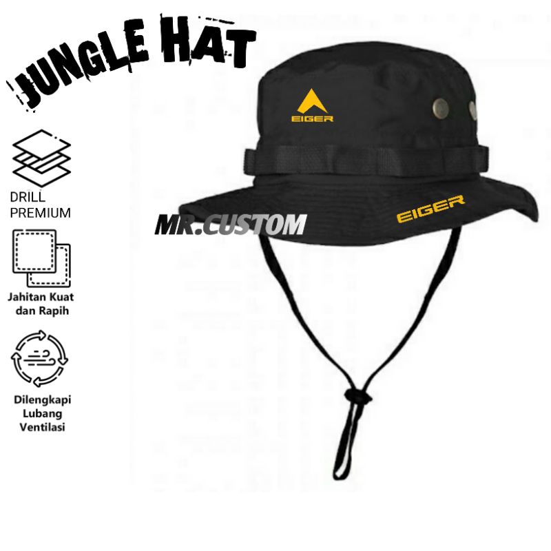 Topi Gunung Outdoor - Topi Rimba Adventure - Topi Camping Pria Wanita Dewasa