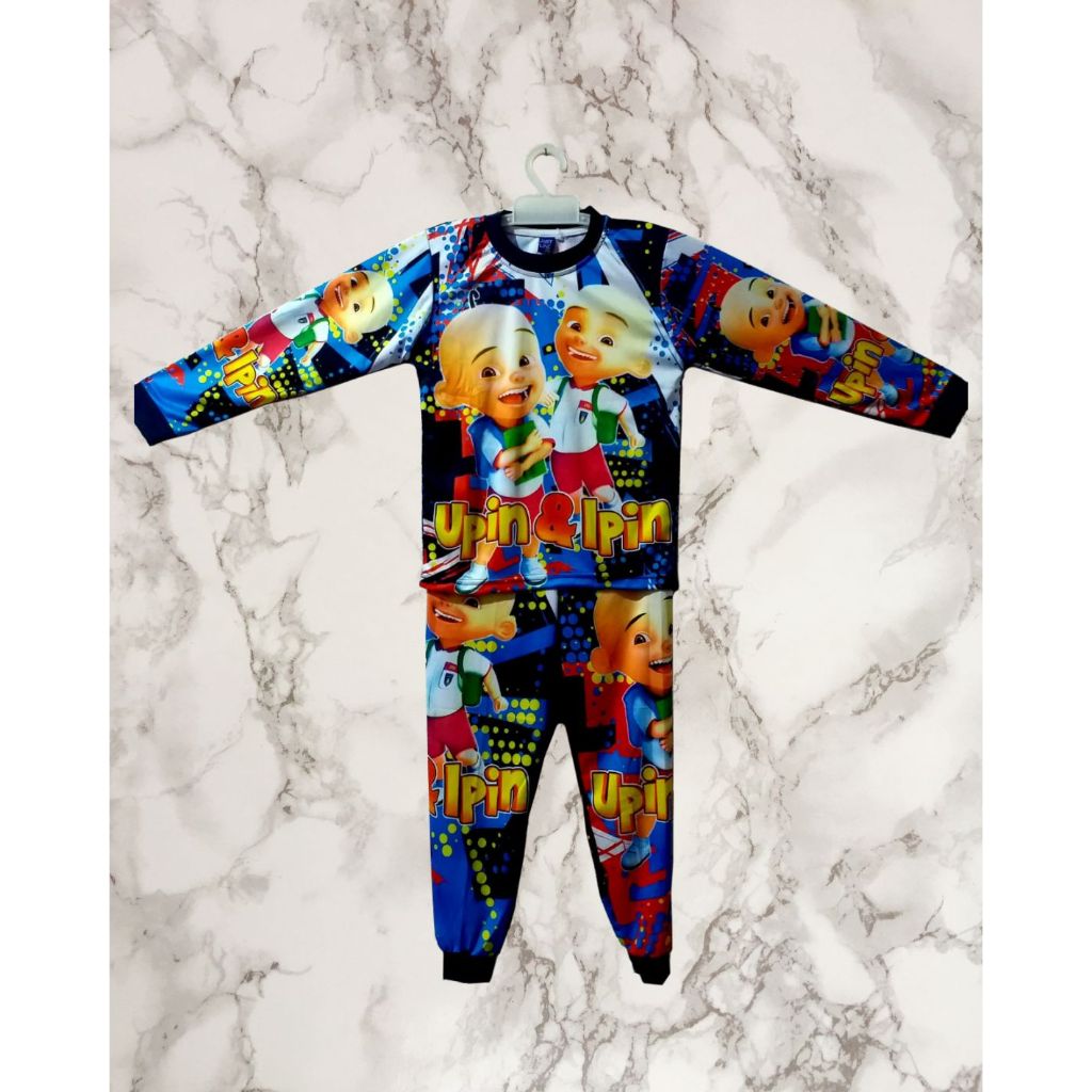 SETELAN UPIN IPIN LENGAN PANJANG 2-12 THN | SETELAN UPIN IPIN PANJANG | SETELAN UPIN IPIN ANAK LAKI 