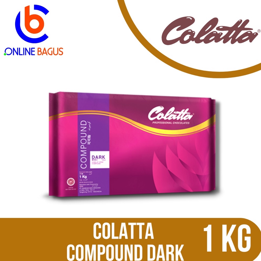 

T3rbat44s Coklat Batang - Colatta Dark Chocolate Compound 1kg Promo Spesial