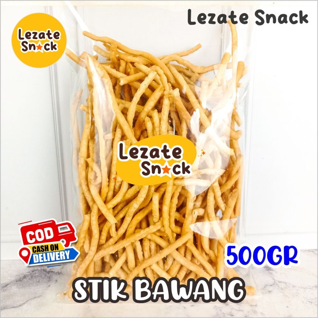 

Keripik Bawang 500GR Kiloan Murah Gurih Enak / Stik Bawang Pangsit Cumi Cumi Daun Sledri / Stick Bawang Keju