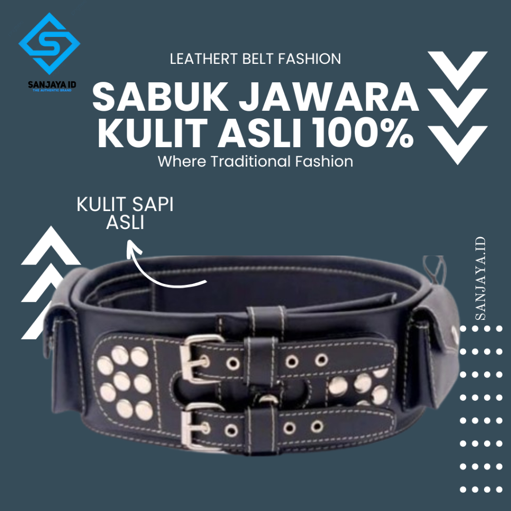 Sabuk Jawara Kulit Asli 100% Original Leather. Gesper Kulit Asli Sabuk Betawi Sabuk Haji Kulit