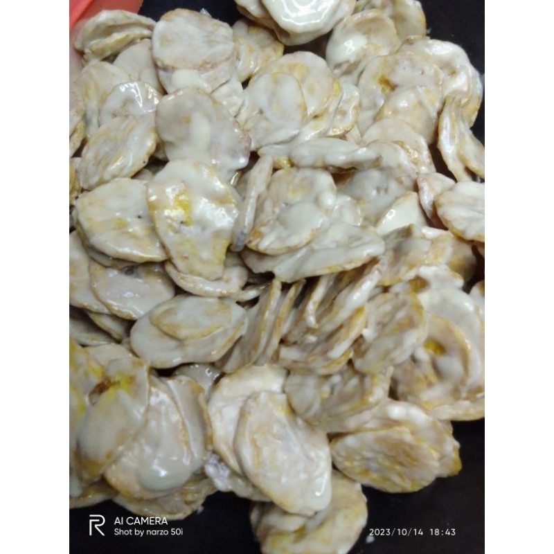 

keripik pisang/keripik pisang lumer varian tiramisu/ kemasan pouch by Hifari chips