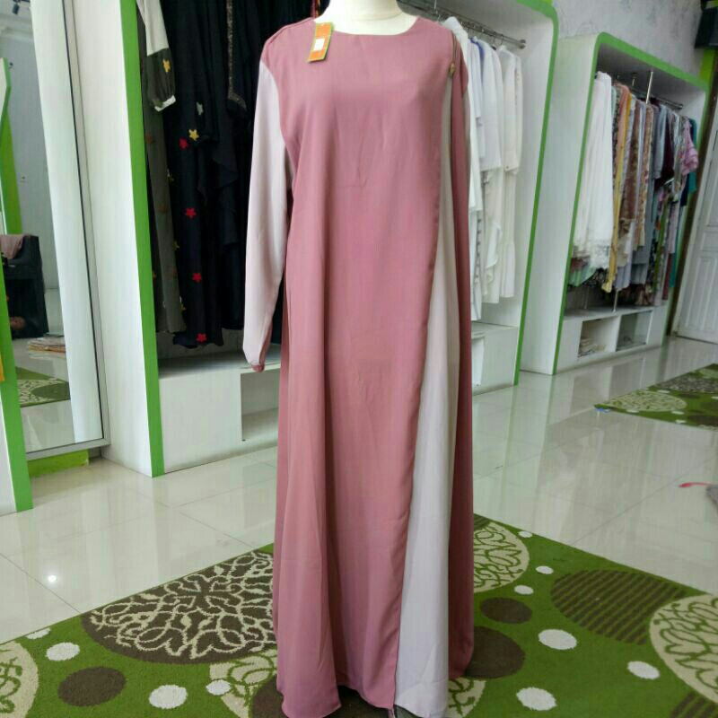 Gamis bahan Wolfis
