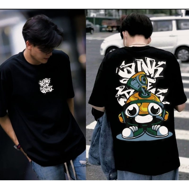 Kaos Tshirt PriaJet Bus 3 Hitam Distro Lengan Pendek Motif Sablon Bergambar Keren Baju Kaos Driver M