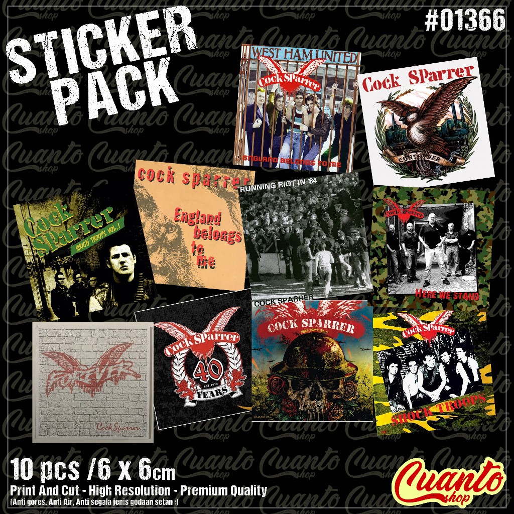 

Sticker Stiker Cock Sparrer Sticker Stiker Musik Band Metal Punk Hardcore Rock Indie Kualitas Premium Harga Murah Anti Air Sticker Stiker Helm Motor Mobil HP Tablet Laptop Komputer PC