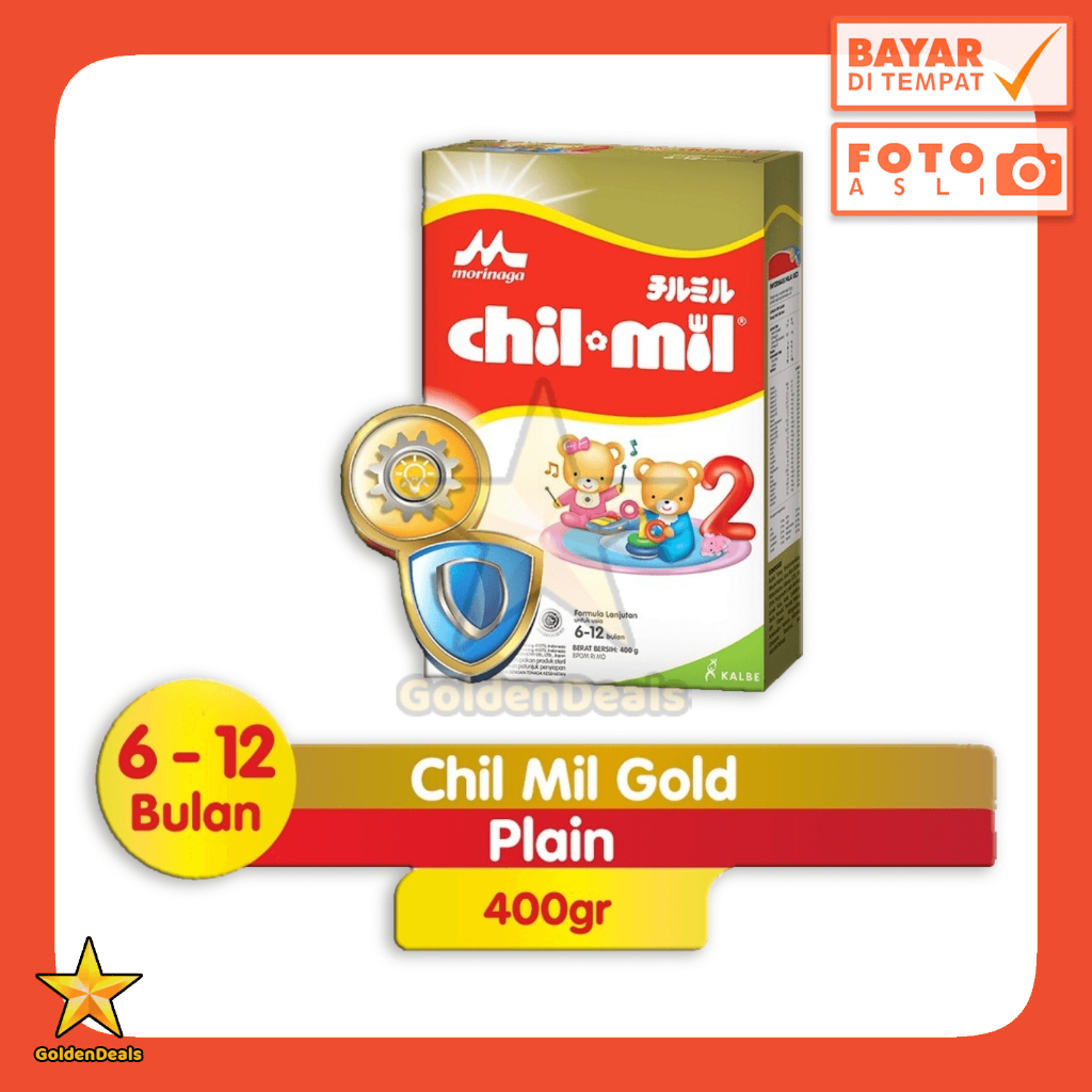 [400 Gram] Susu Morinaga Chil Mil Gold Susu Formula Bayi 6-12 Bulan 400 gr