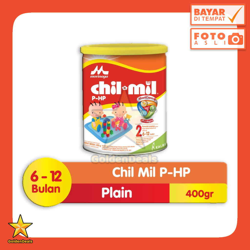 [400 Gram] Susu Morinaga Chil Mil PHP Susu Formula Bayi 6-12 Bulan 400 gr