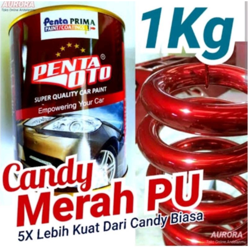 Cat Candytone Candy Red PC 030 PU Penta Oto Candy Tone Merah