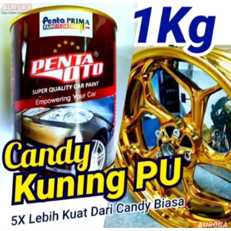 Cat Candytone Candy Yellow PC 010 PU Penta Oto Candy Tone Kuning