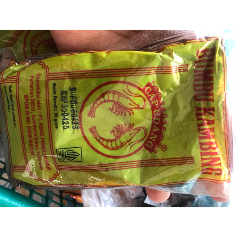 

Bumbu Kambing cap udang kemasan 50g