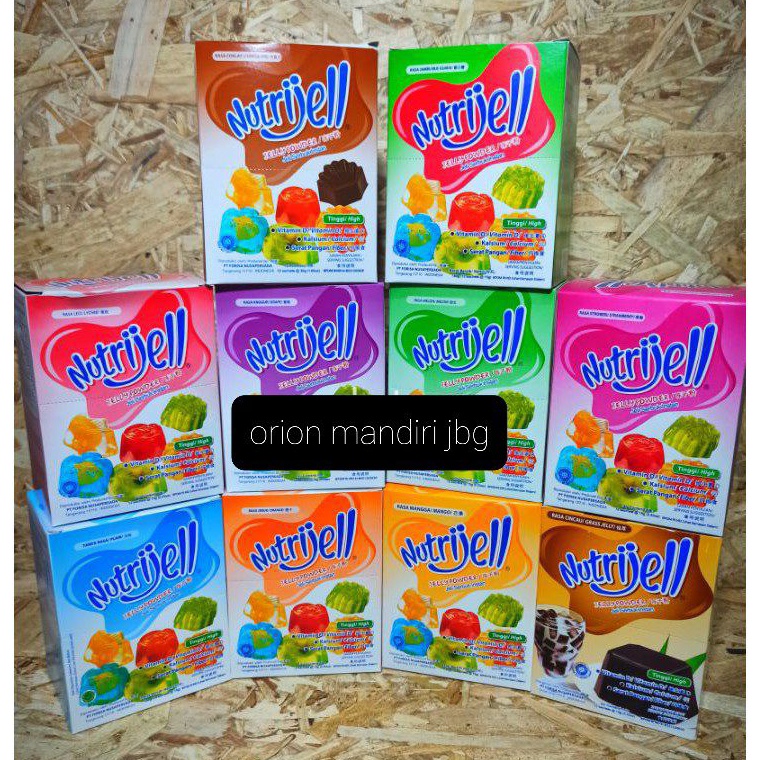 

[✩Q65/] JELLY NUTRIJEL , JELLY BUBUK , SERBUK JELLY 1PACK/KOTAK Hari ini
