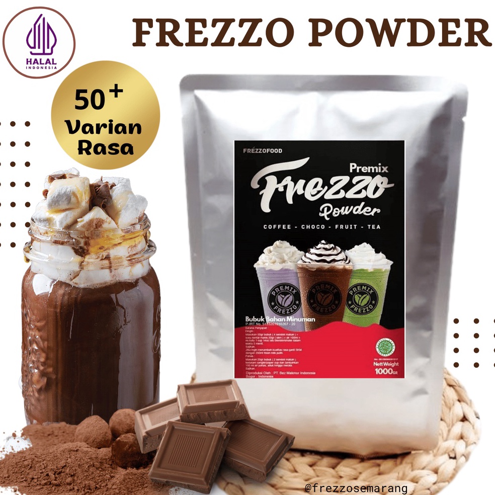 

Best S3ller 1Kg Frezzo Powder Drink | Bubuk Minuman Kekinian | Bubuk Minuman | Bubuk Minuman Boba | Halal | Bubuk Es Teh Kekinian [298]