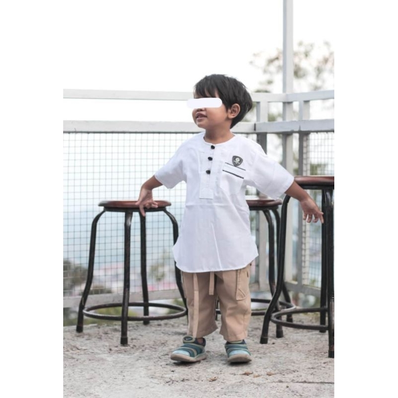 Setelan Koko Anak Balita Kemeja anak Kurta Anak Balita Baju Koko Balita Qurtah Ubay Anak Baju Muslim