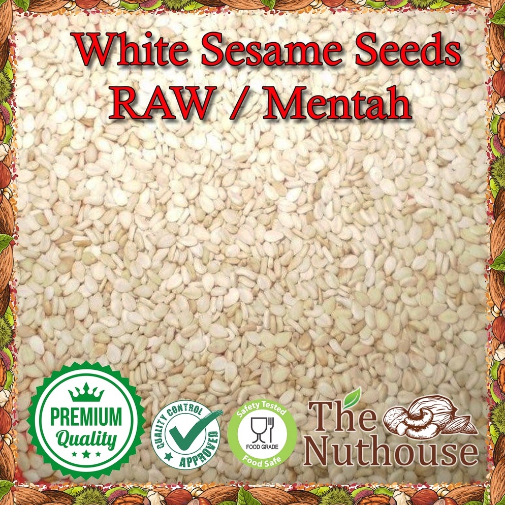 

Best S3ller 1kg White Sesame Seeds RAW / Biji Wijen Putih Mentah [Premium] [86]