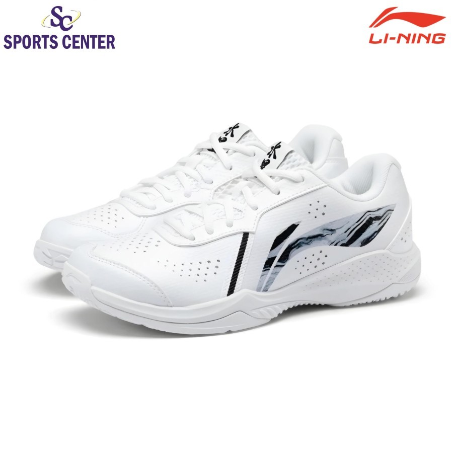 New Limited Sepatu Badminton Lining Thunder Lite AYTS020 / AYTS 020 -7 White