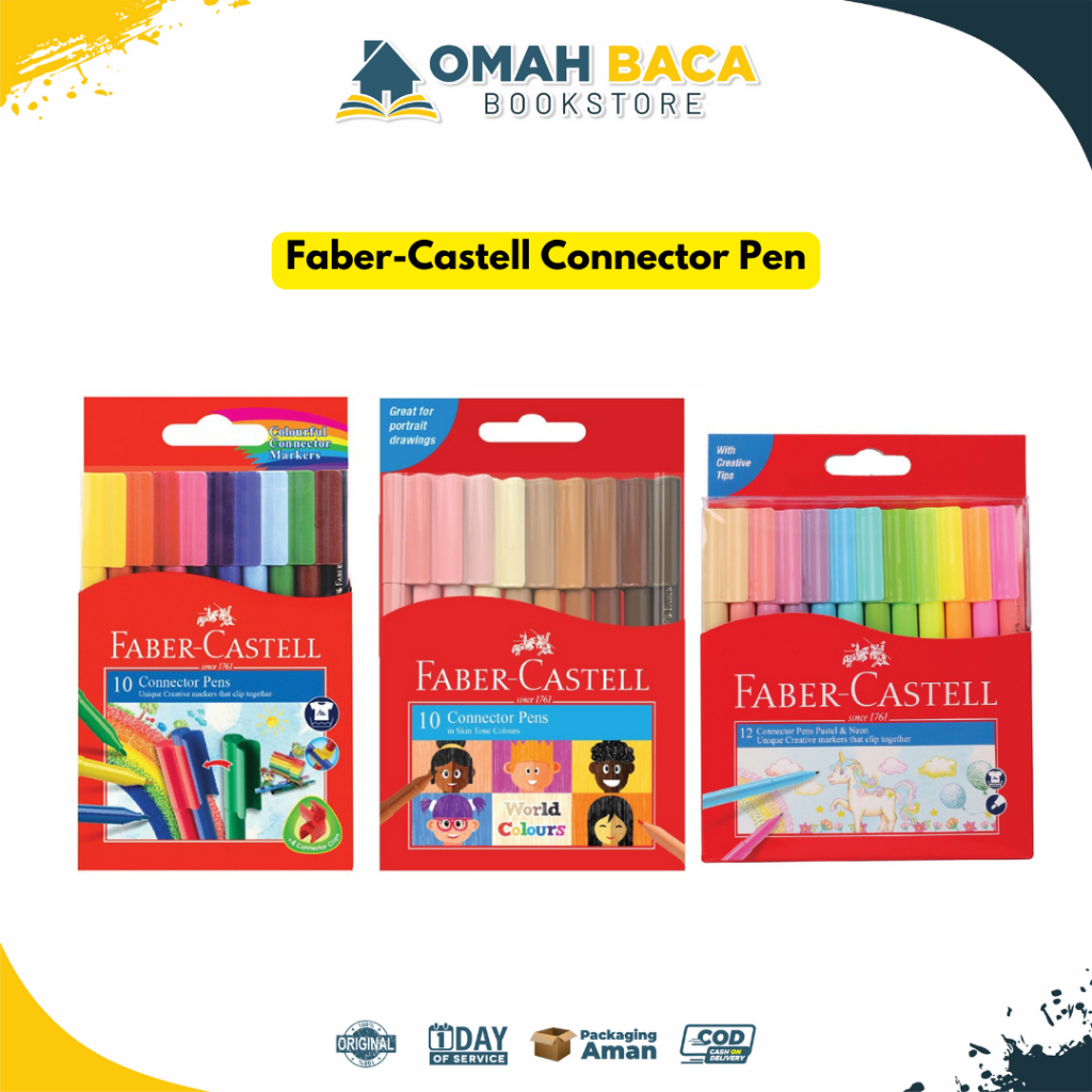 

Faber-Castell Connector Pen 10 - 12 - 20 Warna