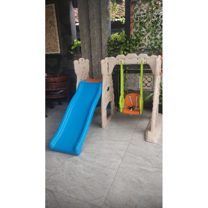 MURAH GROW N UP GNU SLIDE SWING PEROSOTAN PROSOTAN AYUNAN PLAYGROUND MAINAN ANAK PRELOVED BEKAS LITT