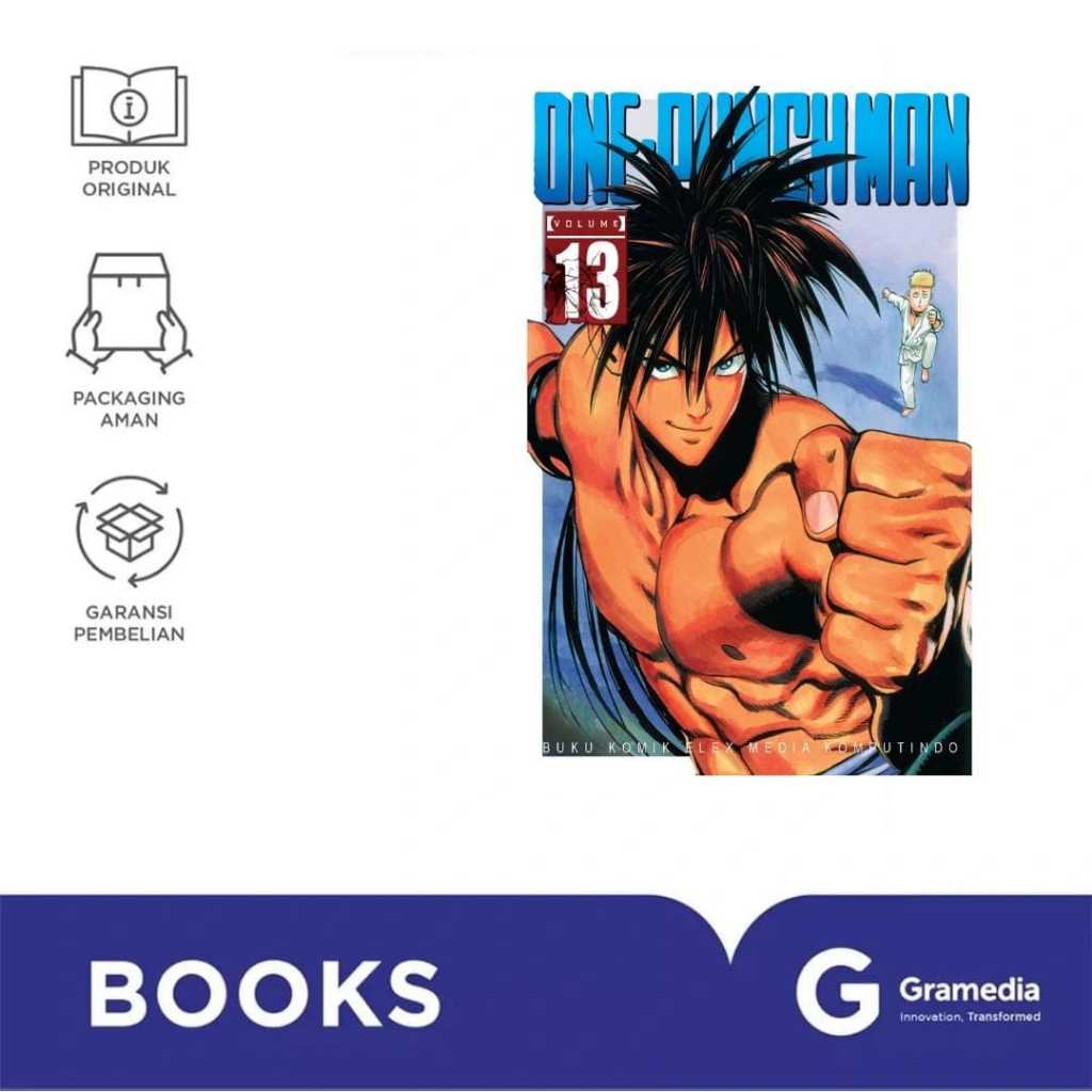 Gramedia Gandaria - Komik One Punch Man 13 (One & Yusuke Murata)