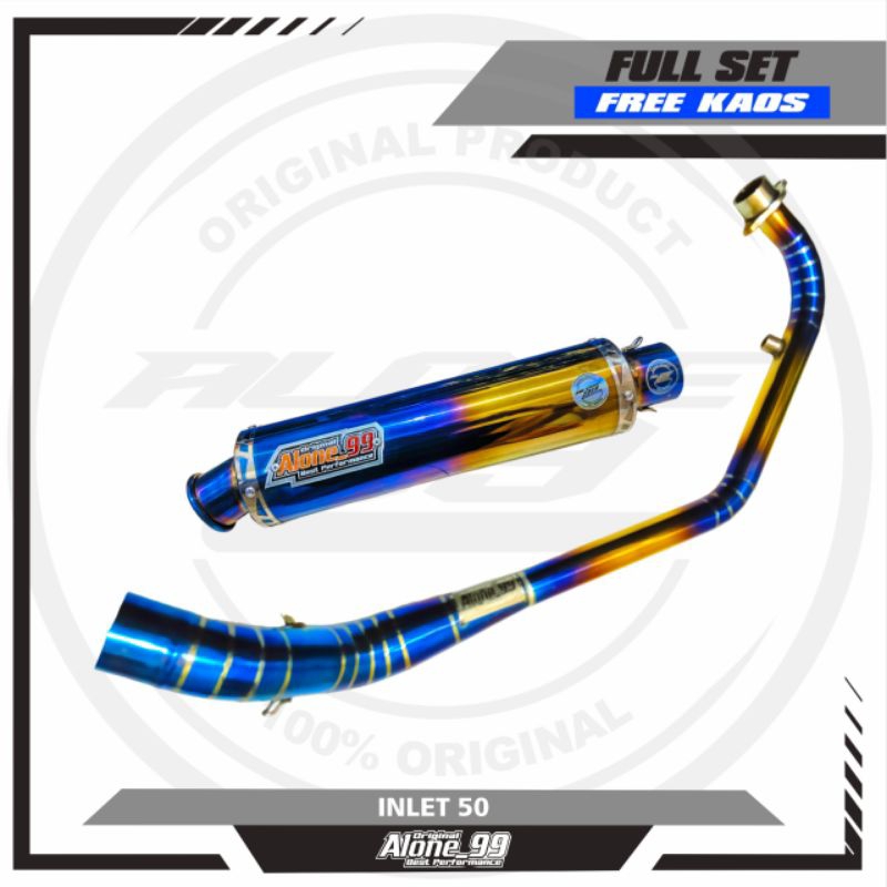 Knalpot Original Alone99 Pnp CB 150 New Gratis Kaos Alone99.