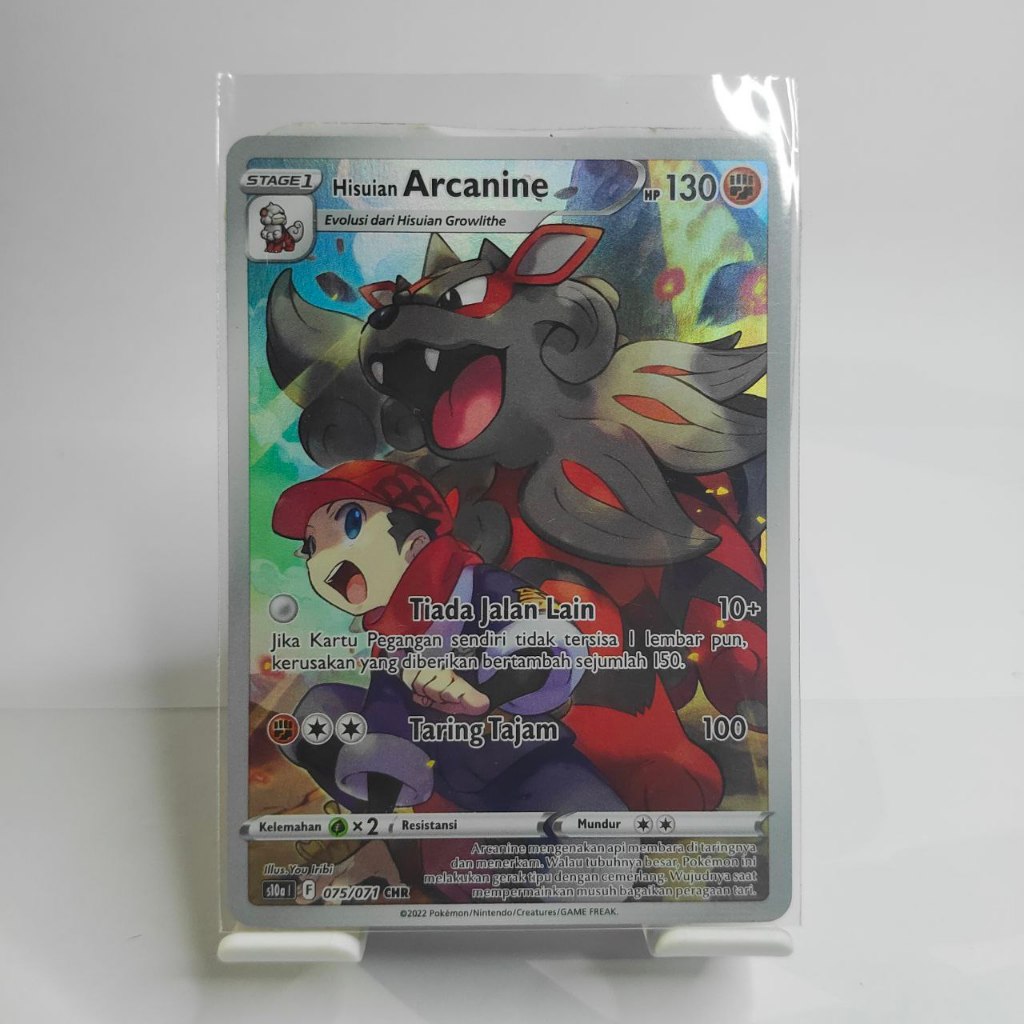 Hisuian Arcanine CHR s10a 075/071 Kartu Pokemon