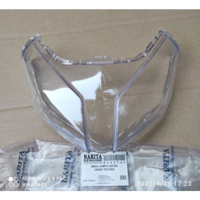 mika kaca reflektor lampu depan vario 110 techno cbs 110