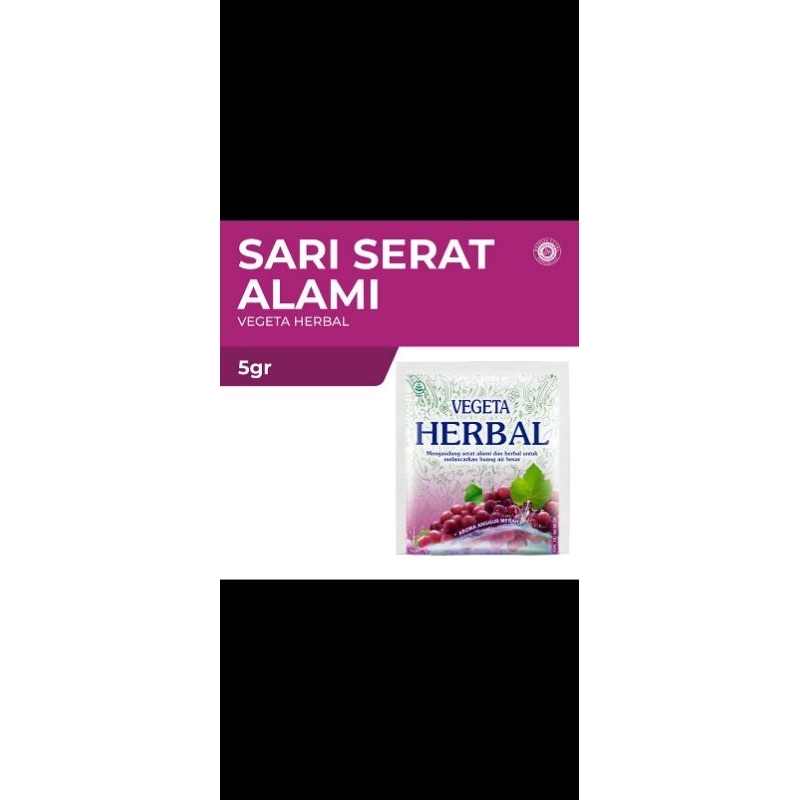 

Vegeta Herbal Isi 12pcs