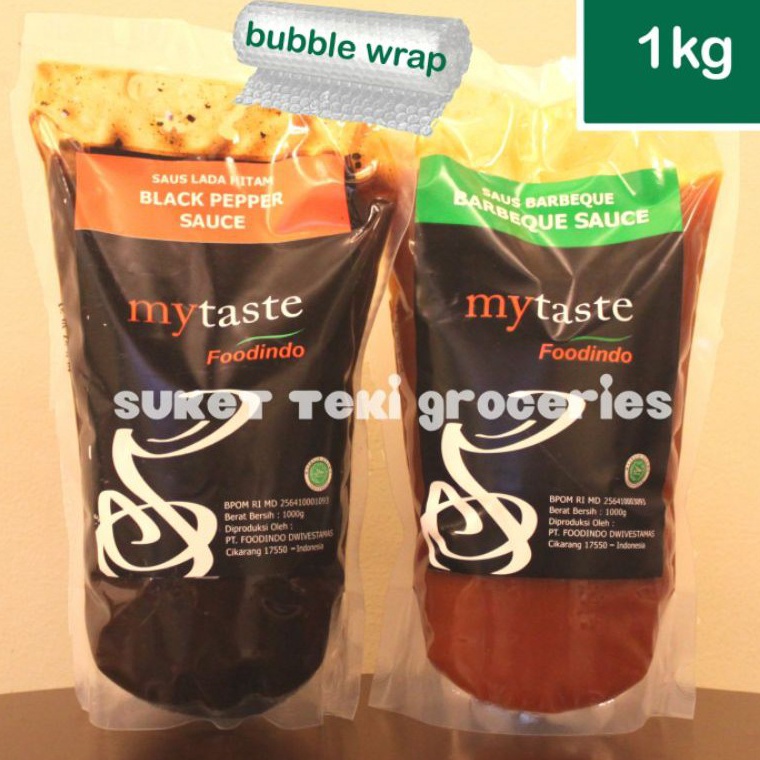 

[⚜B50@] My Taste Blackpepper / Barbeque Sauce 1kg Horeka Pack GROSIR [232]