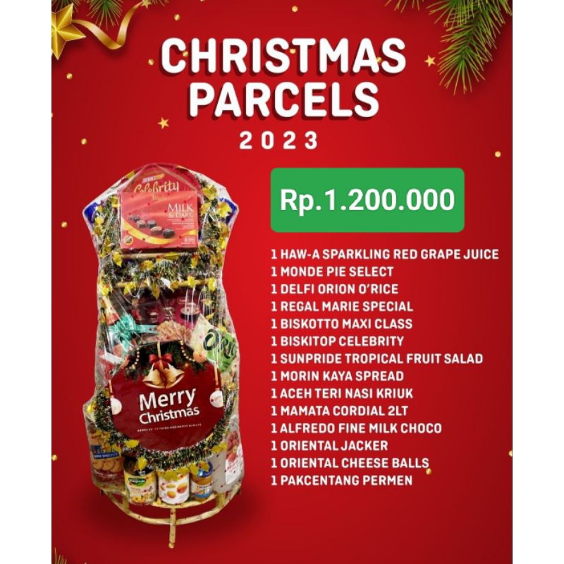 

Parsel Natal Parcel Christmas Hampers Natal & Tahun Baru Premium Free Kartu Ucapan