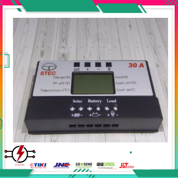 Solar Charge Controller 30A STEC Tenaga Surya / Panel Surya