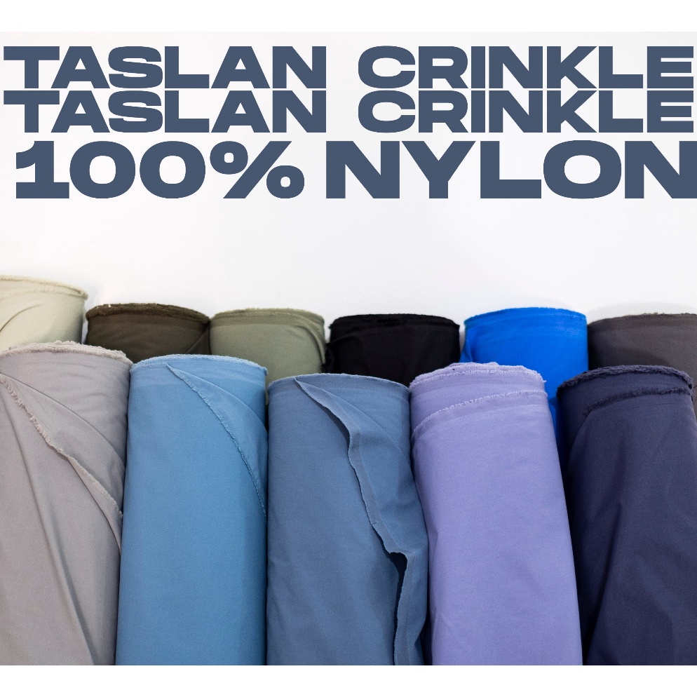 Selalu Baru KAIN TASLAN KUSUT KRINGKEL NYLON CRINKLE PREMIUM FABRIC