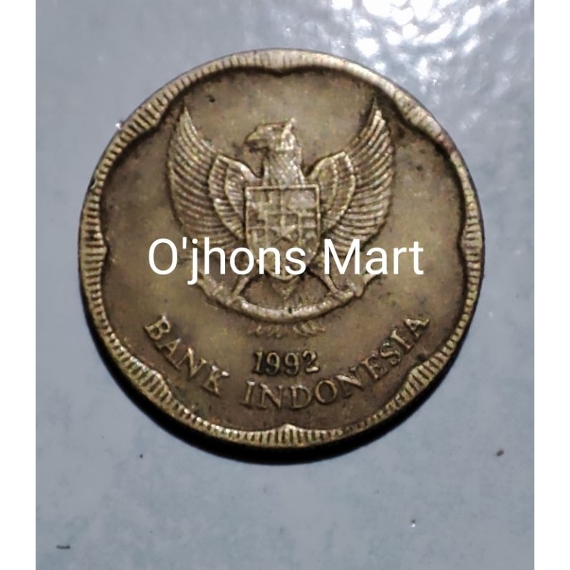 Uang Koin 500 Tahun 1992