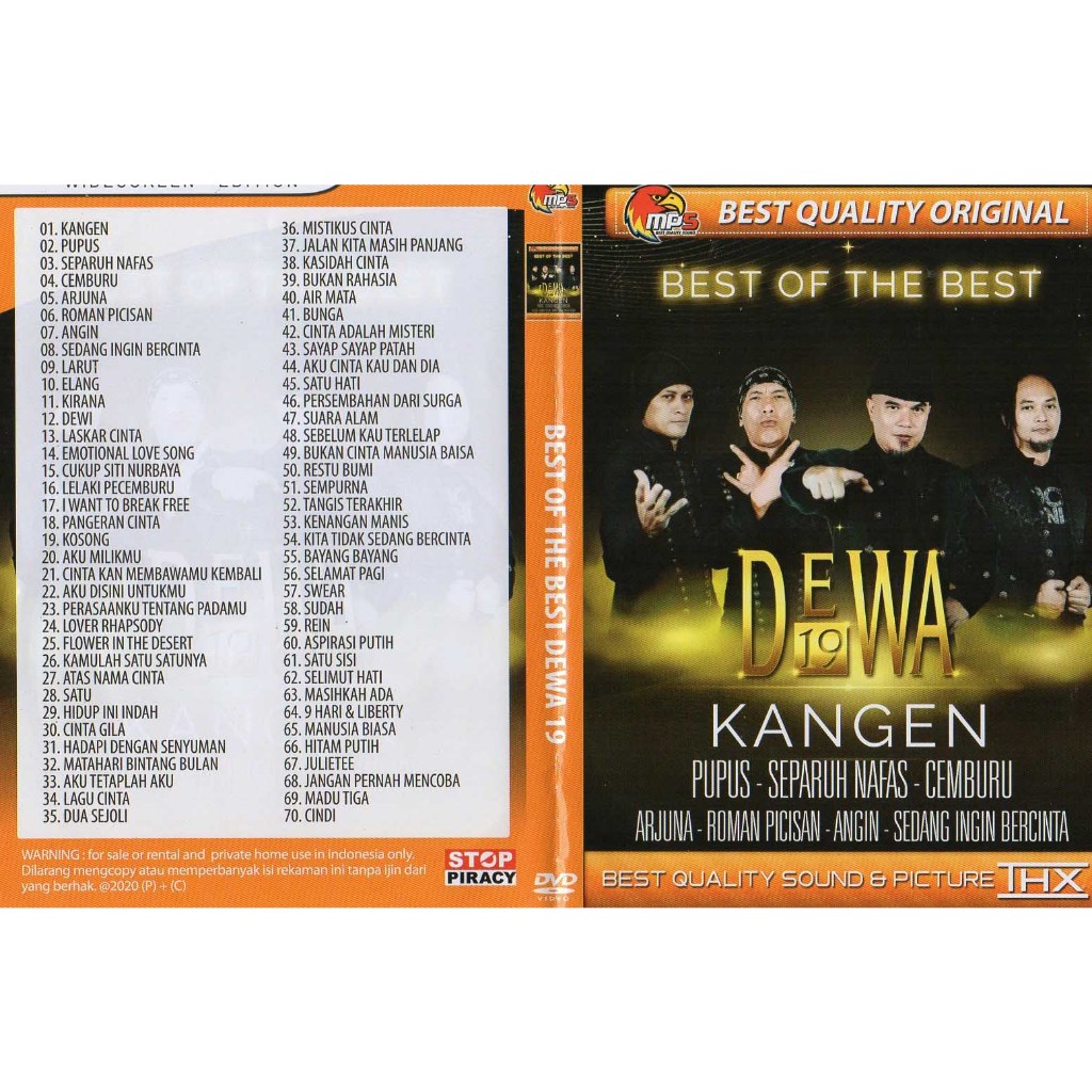 Kaset Karaoke MP5 Album best Dewa19