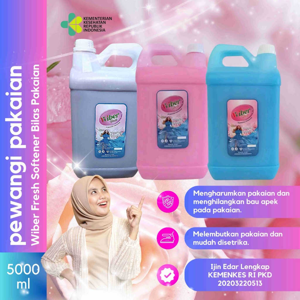 Pewangi Softener Pewangi Bilas Pakaian Pewangi Laundry 5 liter