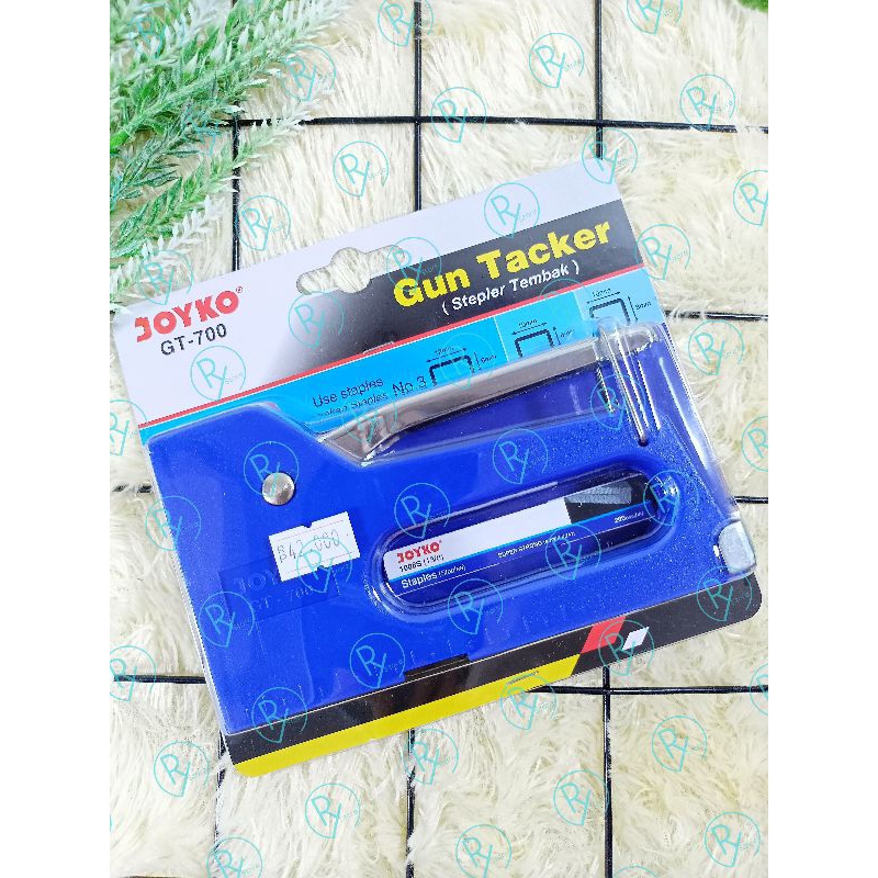

STEPLER TEMBAK/GUN TACKER + BONUS STAPLES MERK JOYKO