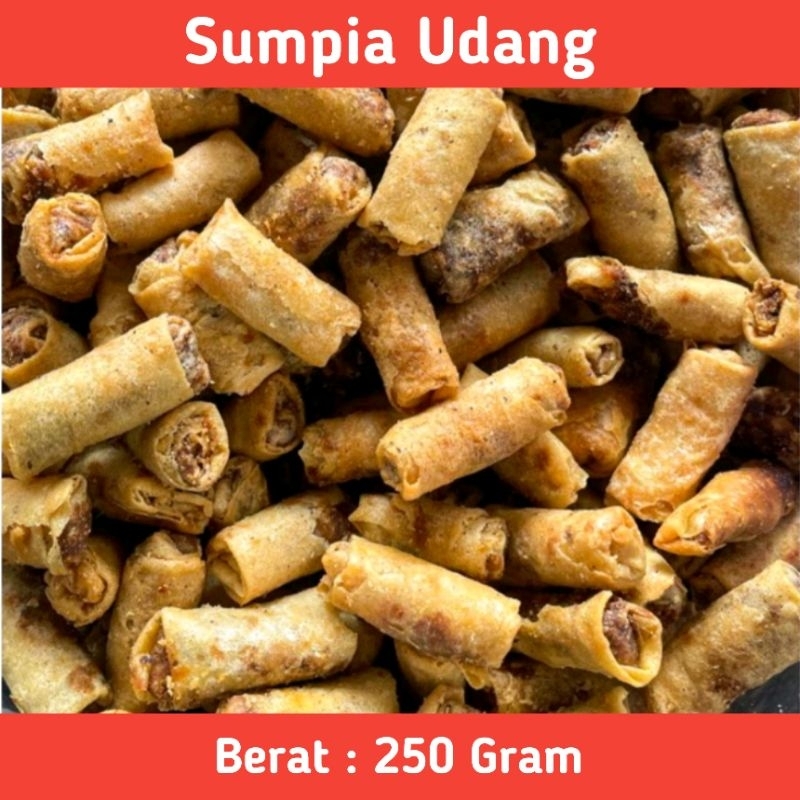 

Aneka Camilan Sumpia Udang Ebi Khas Cirebon Kiloan 250 Gram