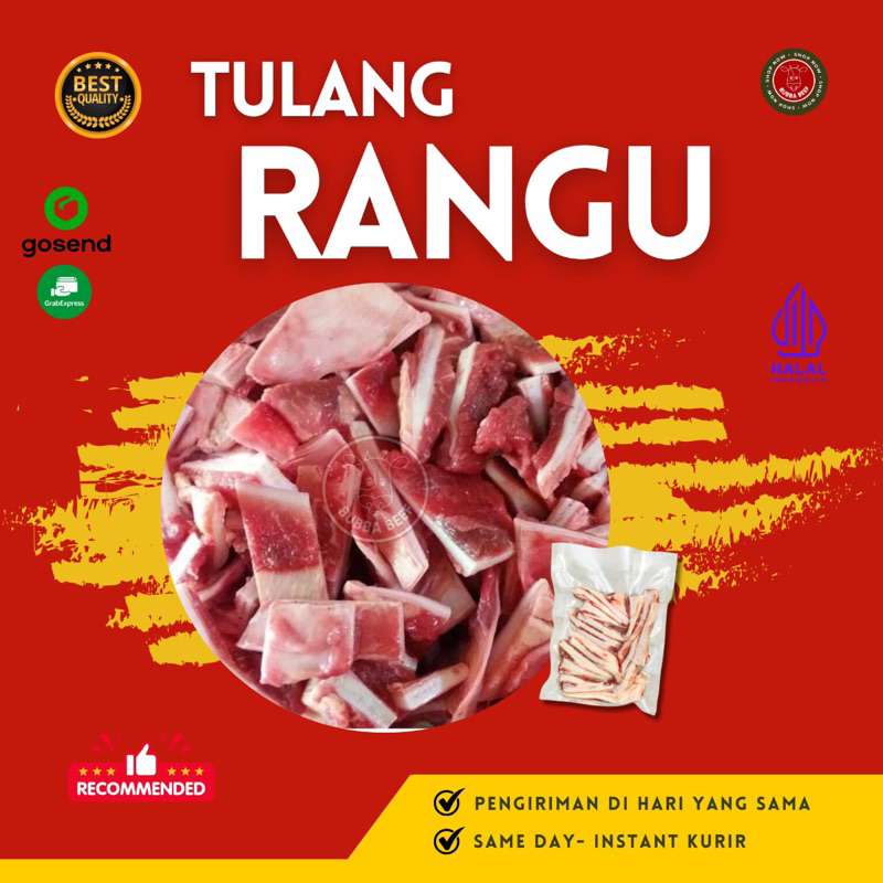 

Tulang Rangu Sapi Premium 500gr | Tulang Muda Sapi 500gr | Tulang Rawan Sapi Frozen | Daging Tulang Muda Sapi